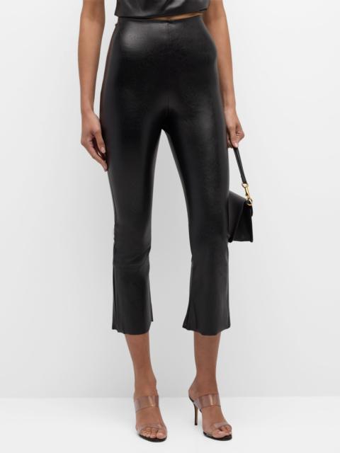 commando Faux Leather Cropped Flare Pants
