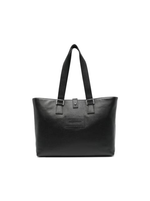 EMPORIO ARMANI leather tote bag