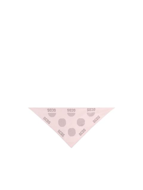 GCDS crystal-logo bandana