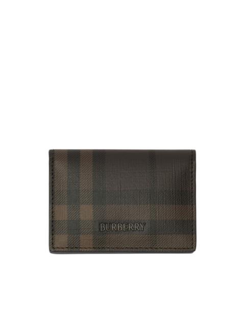 Burberry City Check bifold card case