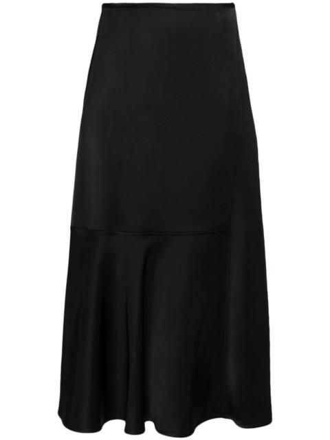 Jil Sander high-waisted A-line midi skirt