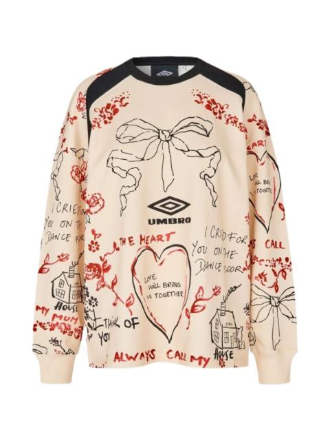 STINE GOYA x Umbro graphic-print sweatshirt