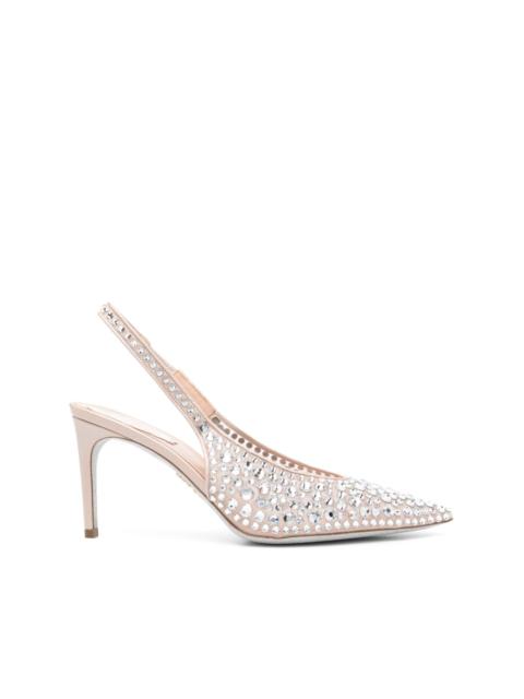 RENE CAOVILLA 80mm rhinestone-embellished pumps