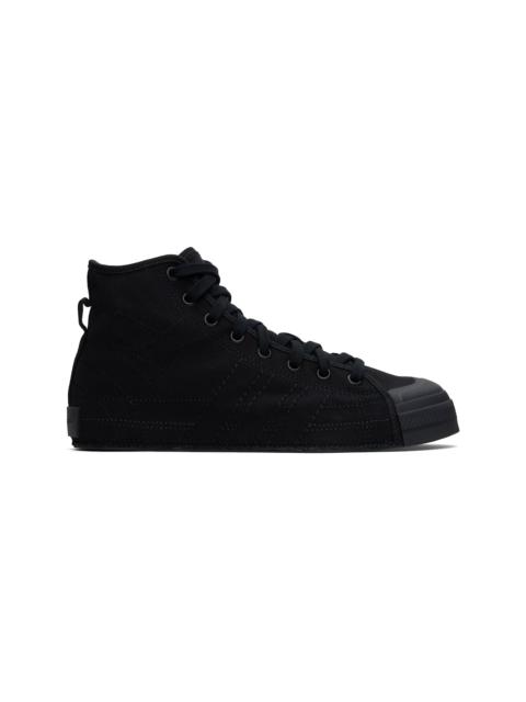 Y-3 Black Nizza Hi Sneakers
