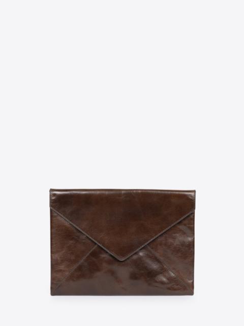 LEATHER ENVELOPE POUCH