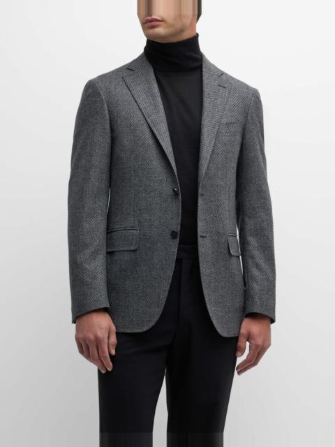 Canali Men's Wool Step-Weave Sport Coat