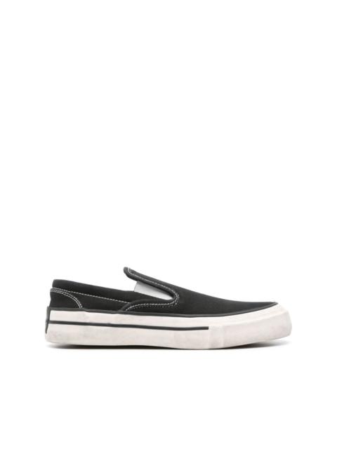 Rhude canvas slip-on sneakers