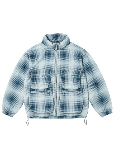 PALACE LIGHTER SHELL JACKET BLUE GINGHAM CHECK | REVERSIBLE