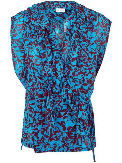 Dries Van Noten "Clematis" Blouse