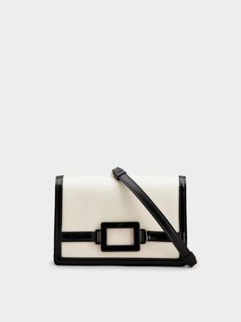 Roger Vivier Belle Vivier Voyage Lacquered Buckle Clutch Bag in Patent Leather