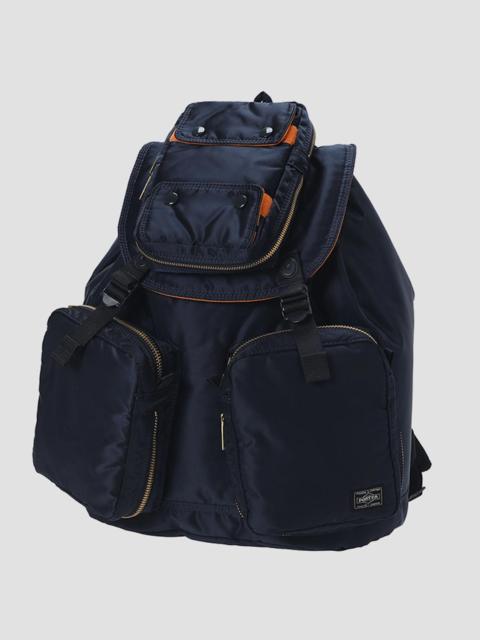 Nigel Cabourn Porter-Yoshida & Co Tanker Backpack in Iron Blue