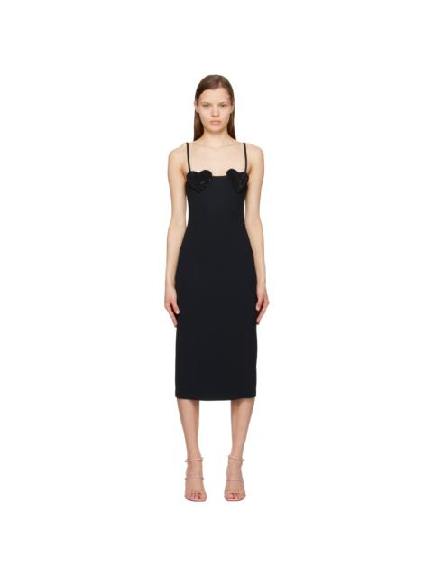 Blumarine Black Heart Midi Dress