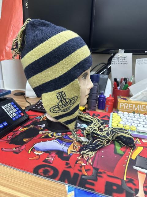 knit with ear VivienneWestwood 帽子 hat flaps