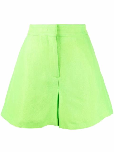 MSGM high-waist A-line shorts