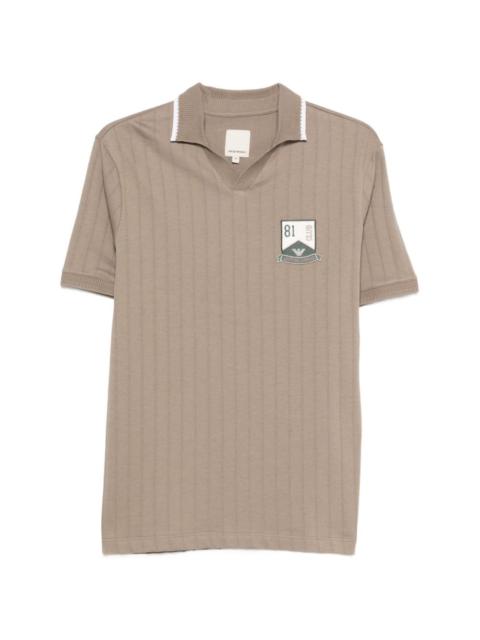 EMPORIO ARMANI V-neck polo shirt