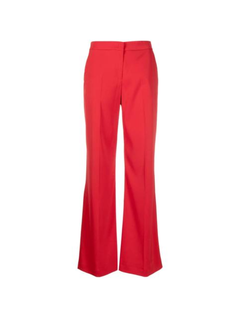 flared tailored trousers