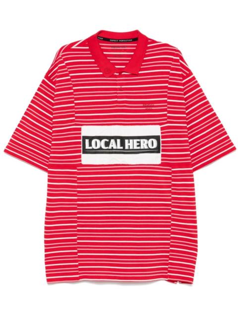 Martine Rose striped polo shirt