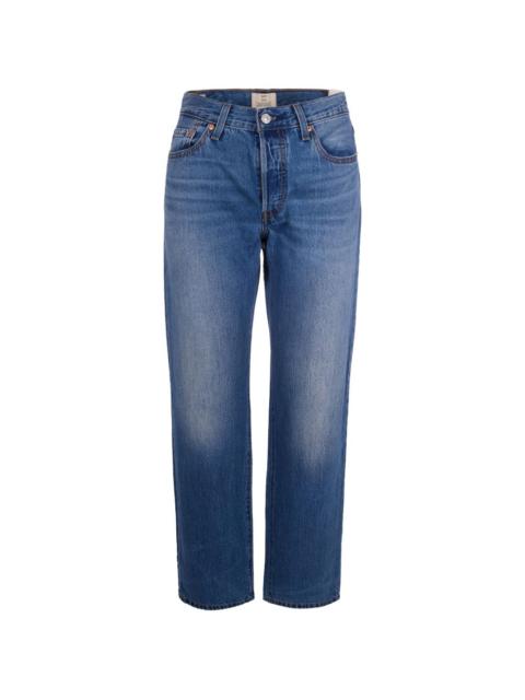 Levi's belt-loops straight jeans