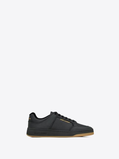 SAINT LAURENT sl/61 low-top sneakers in smooth and grained leather