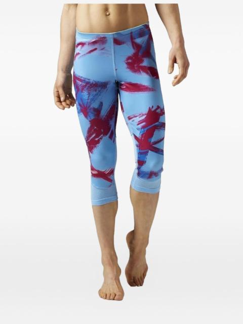 Reebok Essentials printed capri leggings
