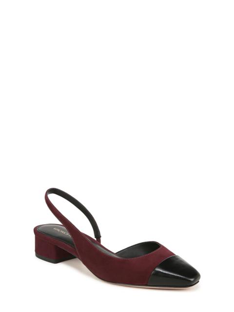 Cecile Half d'Orsay Slingback Pump in Acai/Black