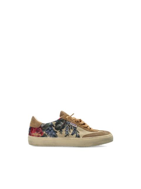 Golden Goose floral print leather sneakers