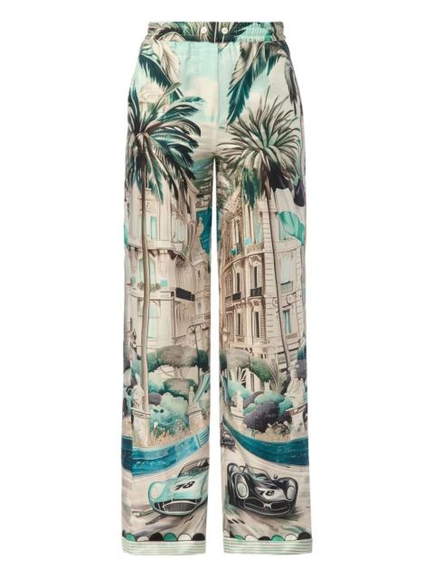 PHILIPP PLEIN silk trousers