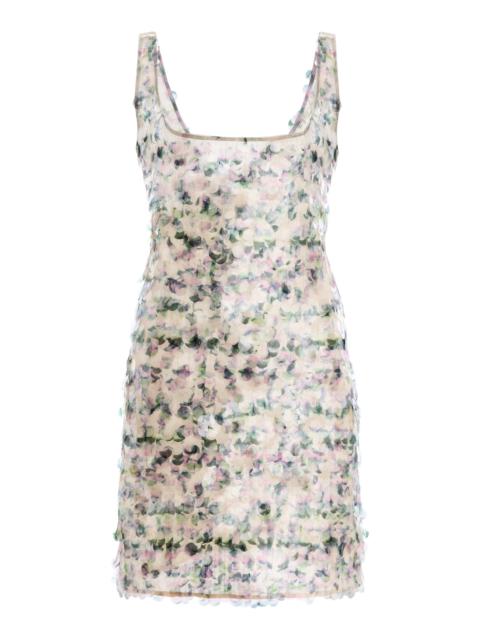 Paris Georgia Flora Sequined Mini Dress multi