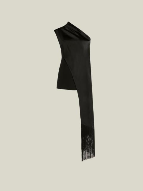 Taller Marmo Mini Berenson Dress in Black
