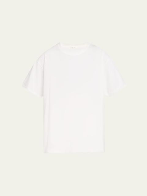 The Row Nadina Oversized Short-Sleeve Top
