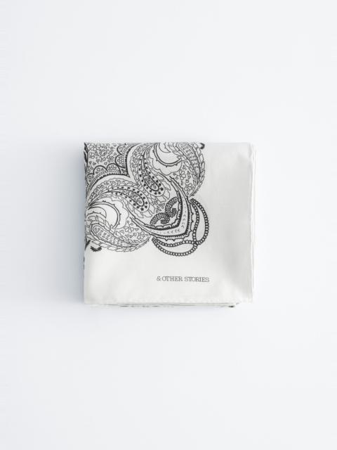& Other Stories Cotton-Silk Scarf