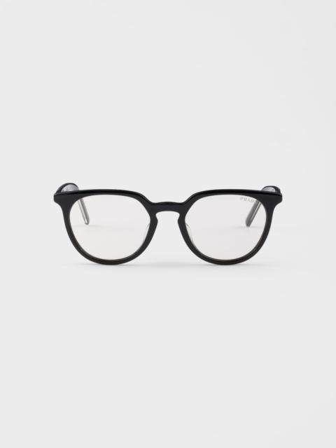 Prada Prada sunglasses with the iconic metal plaque