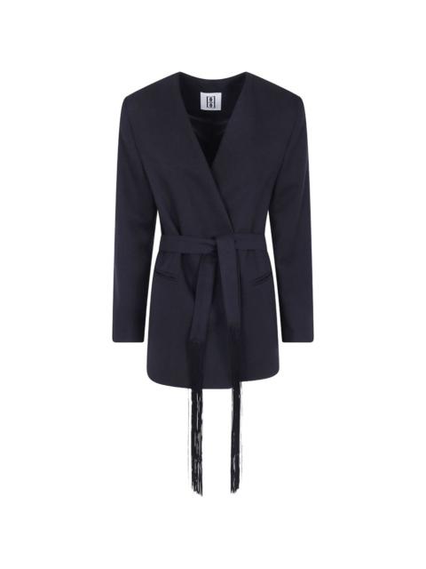 BY MALENE BIRGER Emma fringed belted blazer