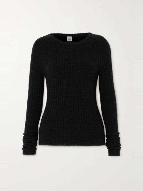 Enyo ribbed wool-blend bouclé sweater
