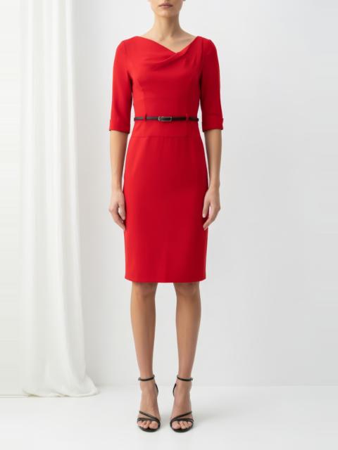Black Halo Classic 3/4 Sleeve Jackie O Sheath Dress