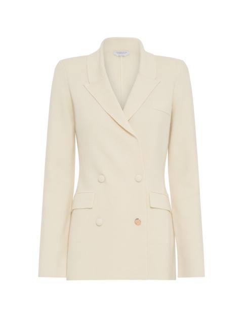 GABRIELA HEARST Bowen Knit Jacket in Ivory Wool