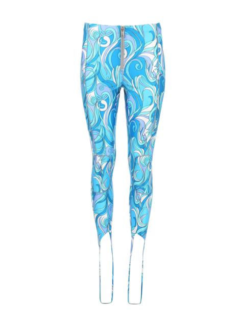 Coperni Paisley Print Stirrup Tights