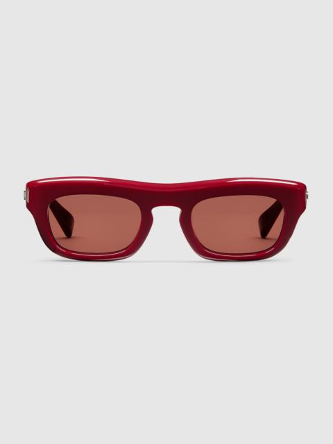 Oval frame sunglasses