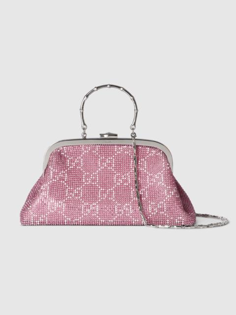 GUCCI Crystal medium evening top handle bag