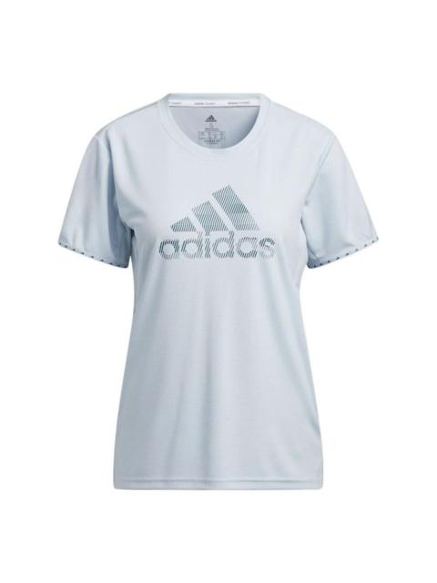 (WMNS) adidas BOS Necessi T-Shirt Asia Sizing 'Blue' GQ9413