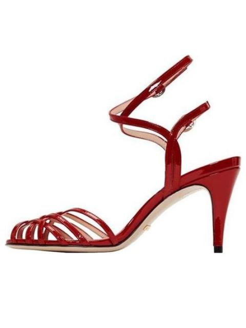GUCCI (WMNS) Gucci Draconia Patent Strappy Sandals 39 'Red' 538189-BNC00-6433