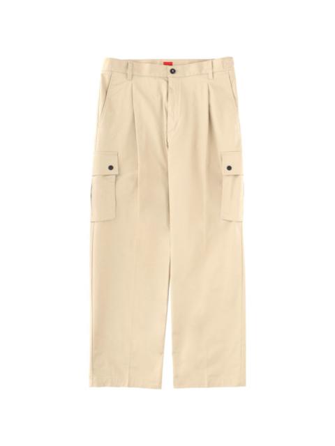 HUGO pleated cargo trousers