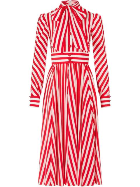 Dolce & Gabbana candy-stripe shirt dress
