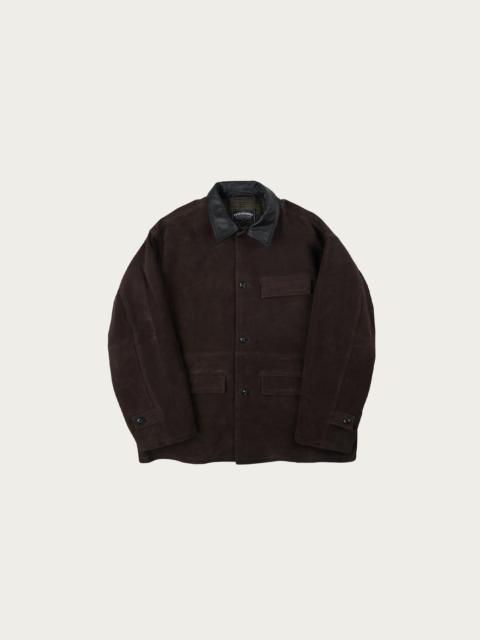 FrizmWORKS Suede French Car Coat - Brown
