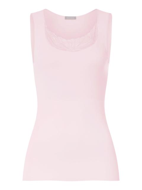 HANRO Rosaria Floral Embroidered Cotton Tank Top