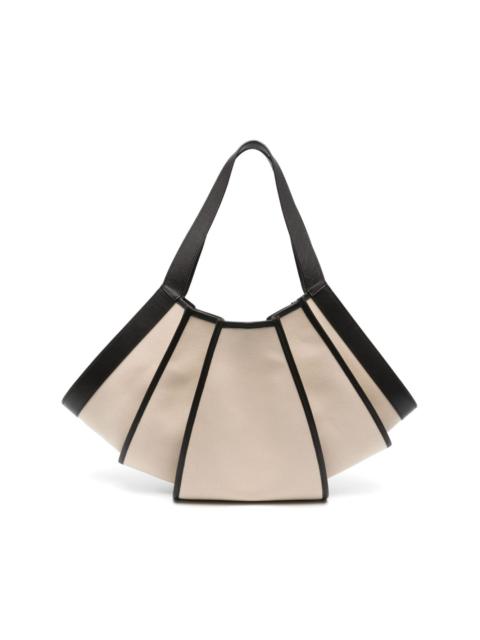 Delta shell-shape tote bag