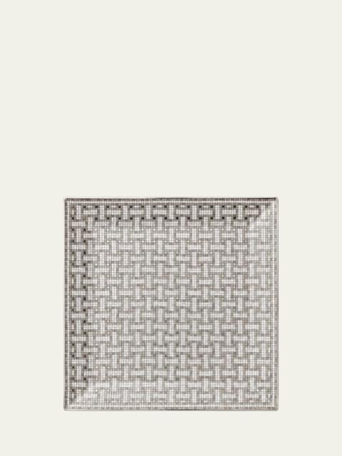 Hermès Mosaique Platinum Square Plate #4