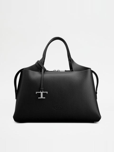 Tod's BAULETTO BAG IN LEATHER MEDIUM - BLACK