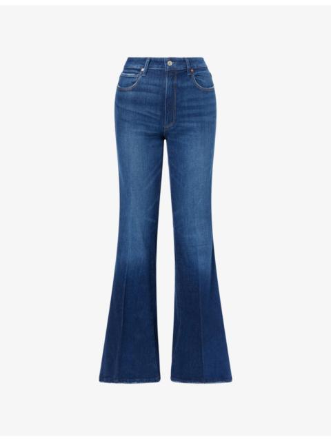 PAIGE "Marlow 34"" Flared-Leg Stretch-Denim Jeans"