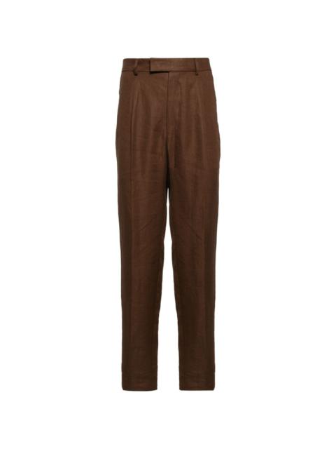ZEGNA pleated slim-fit trousers